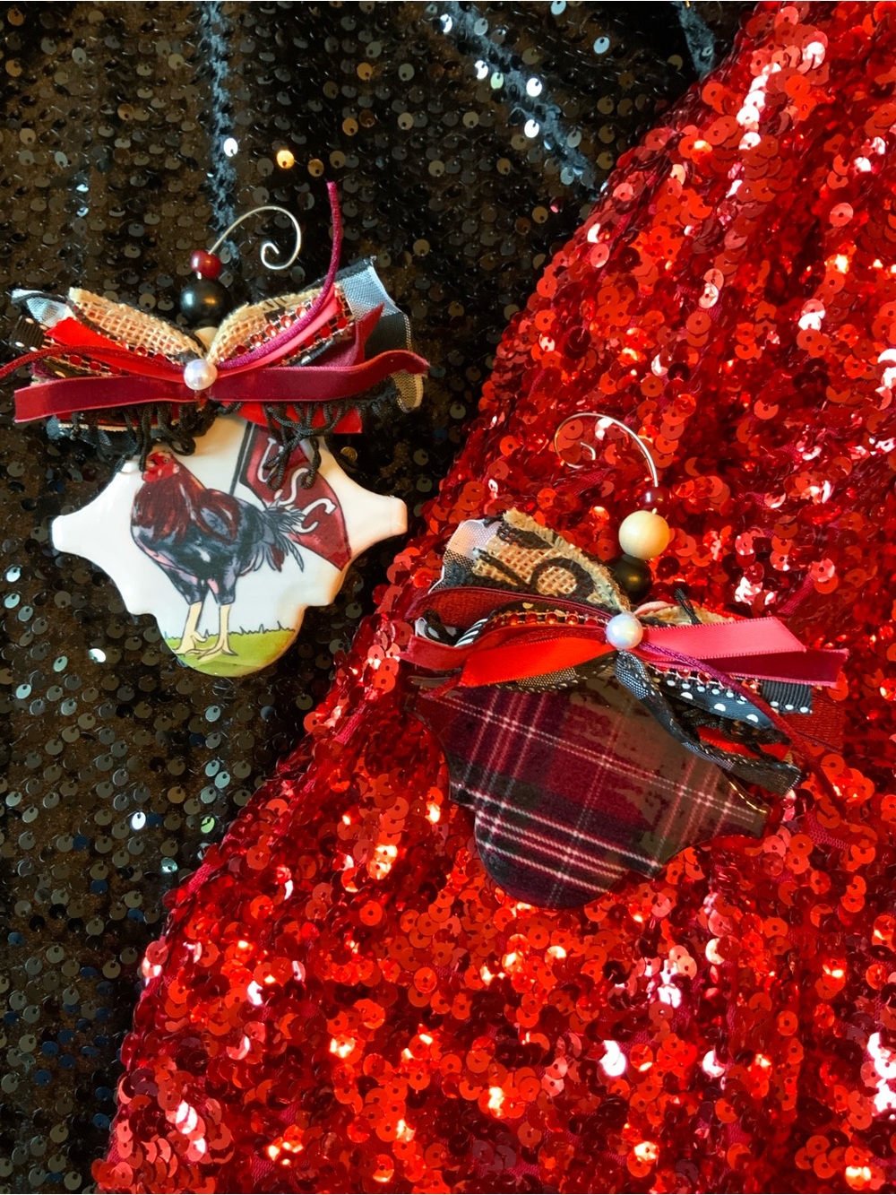 University of South Carolina Themed Hanging Ornaments